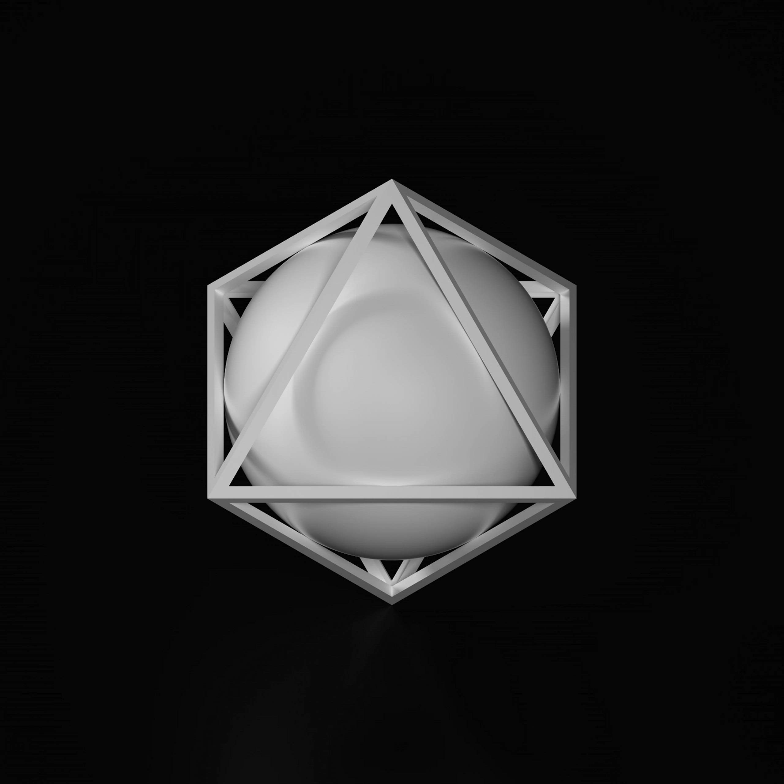 Sphere in an Open Octahedron thumbnail