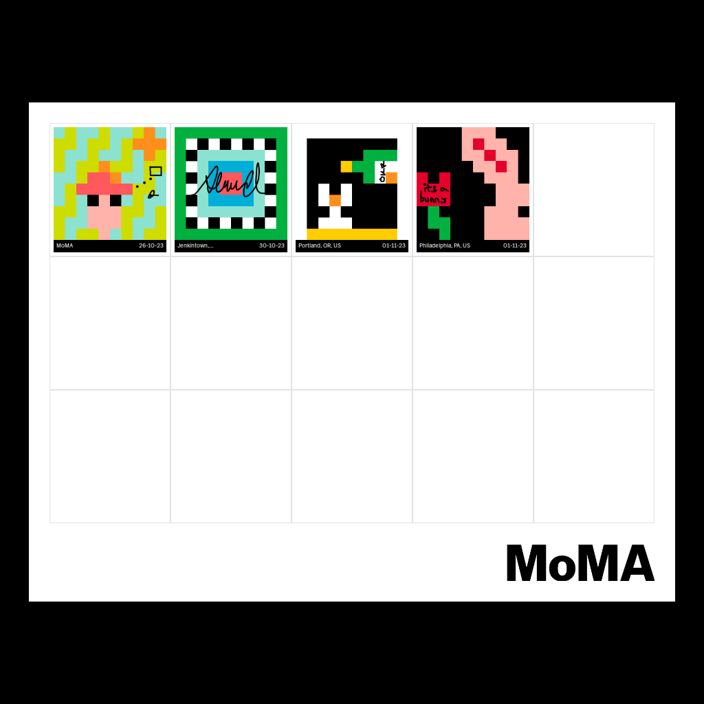 Postcard Almond-8Bit-Canvas