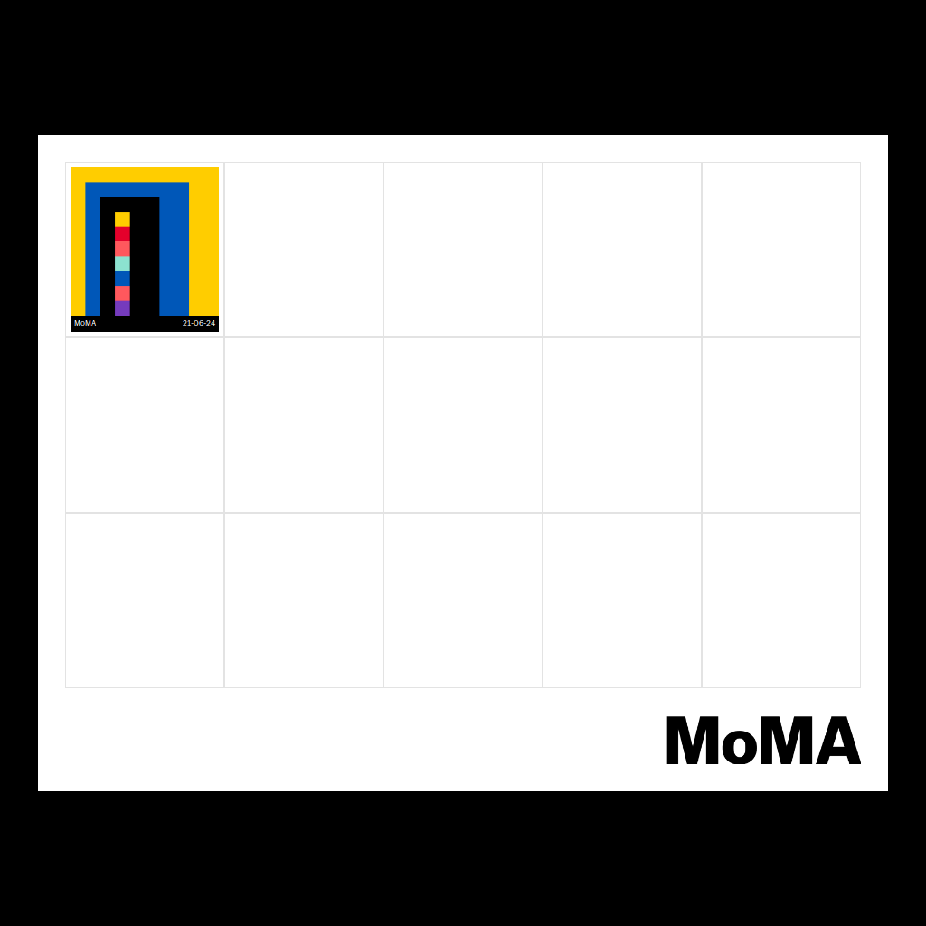 Postcard Yellow-Hashmap-Pictograph