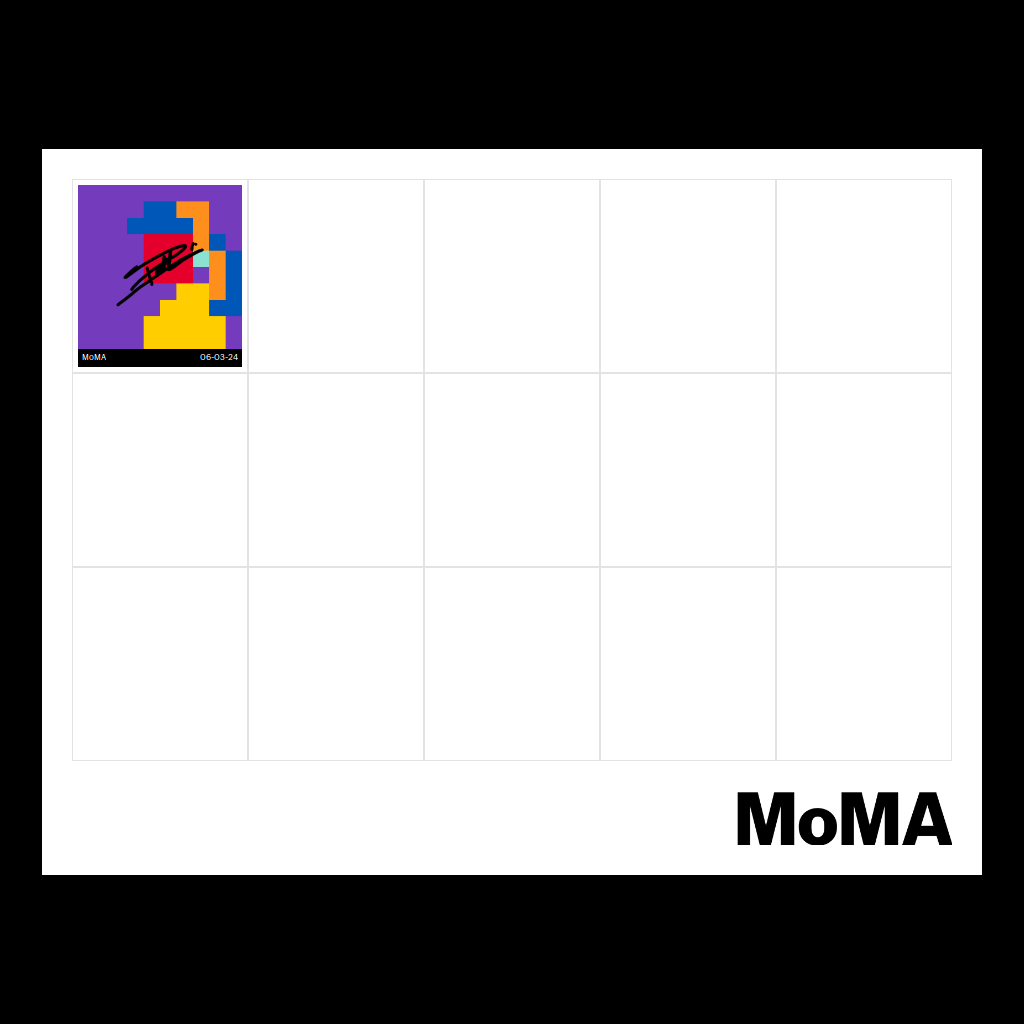 Postcard Mango-Clipplane-Cubism