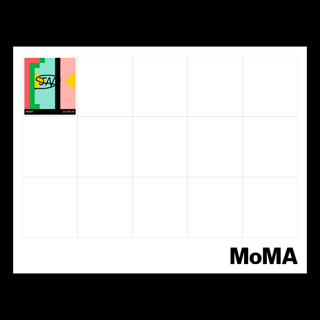 Postcard Magenta-Refraction-Space