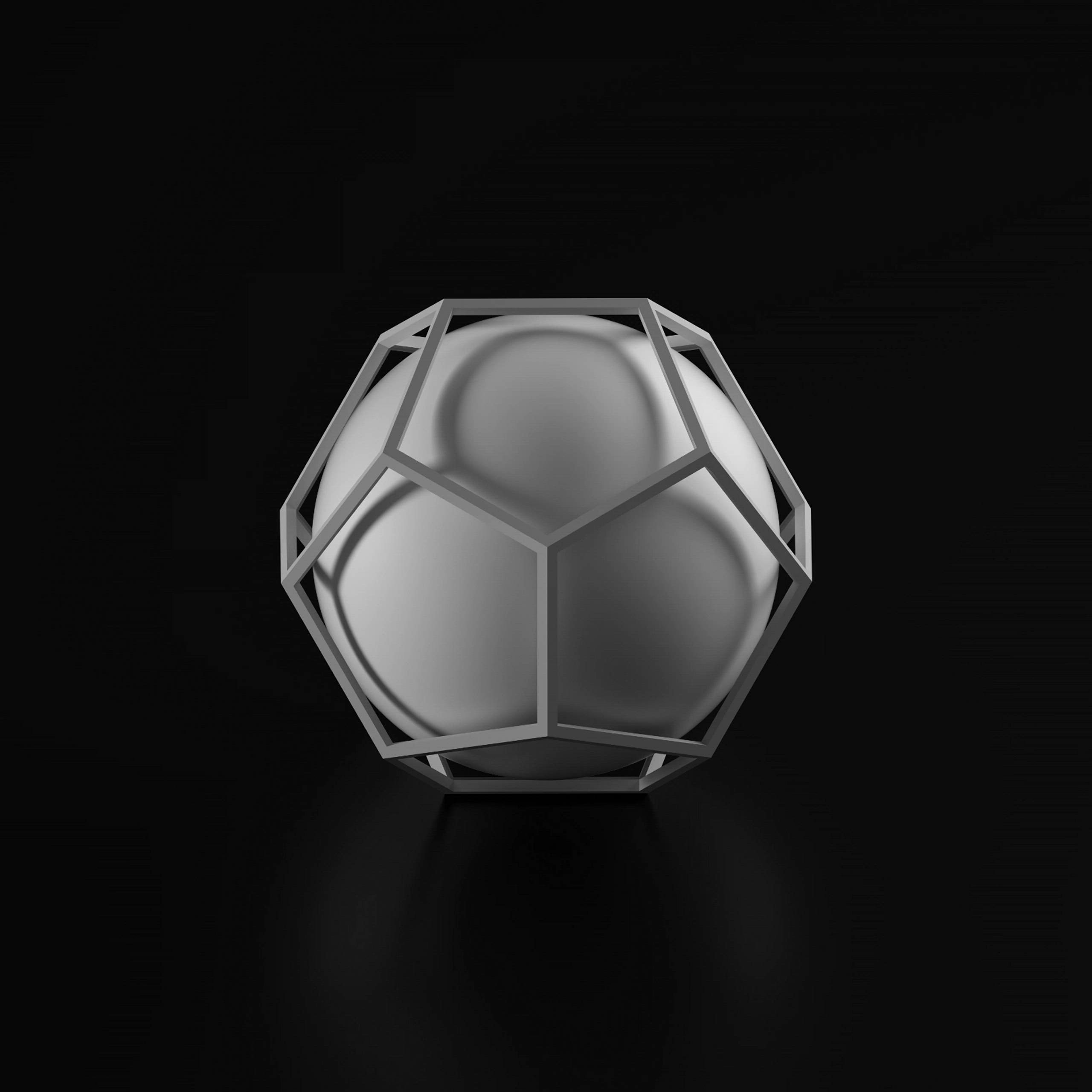 Sphere in an Open Dodecahedron thumbnail