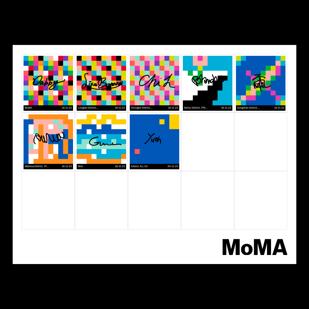 Postcard Magenta-Pixel-Wash