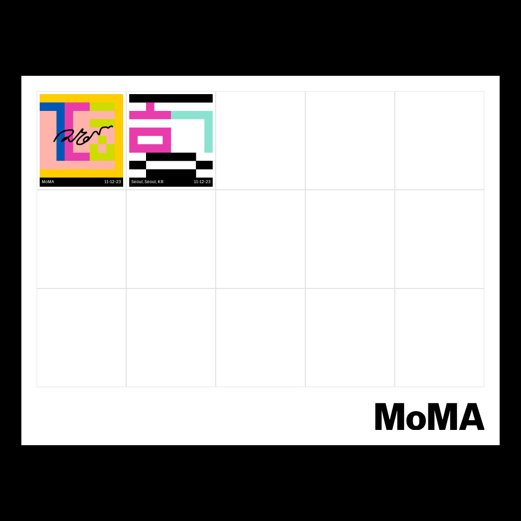 Postcard Almond-Vertex-Mosaic