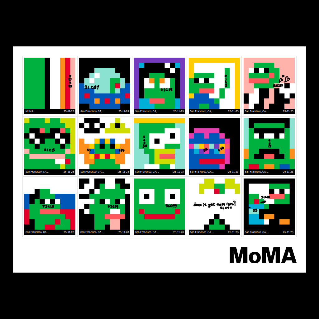 Postcard Malachite-Blur-Gestural