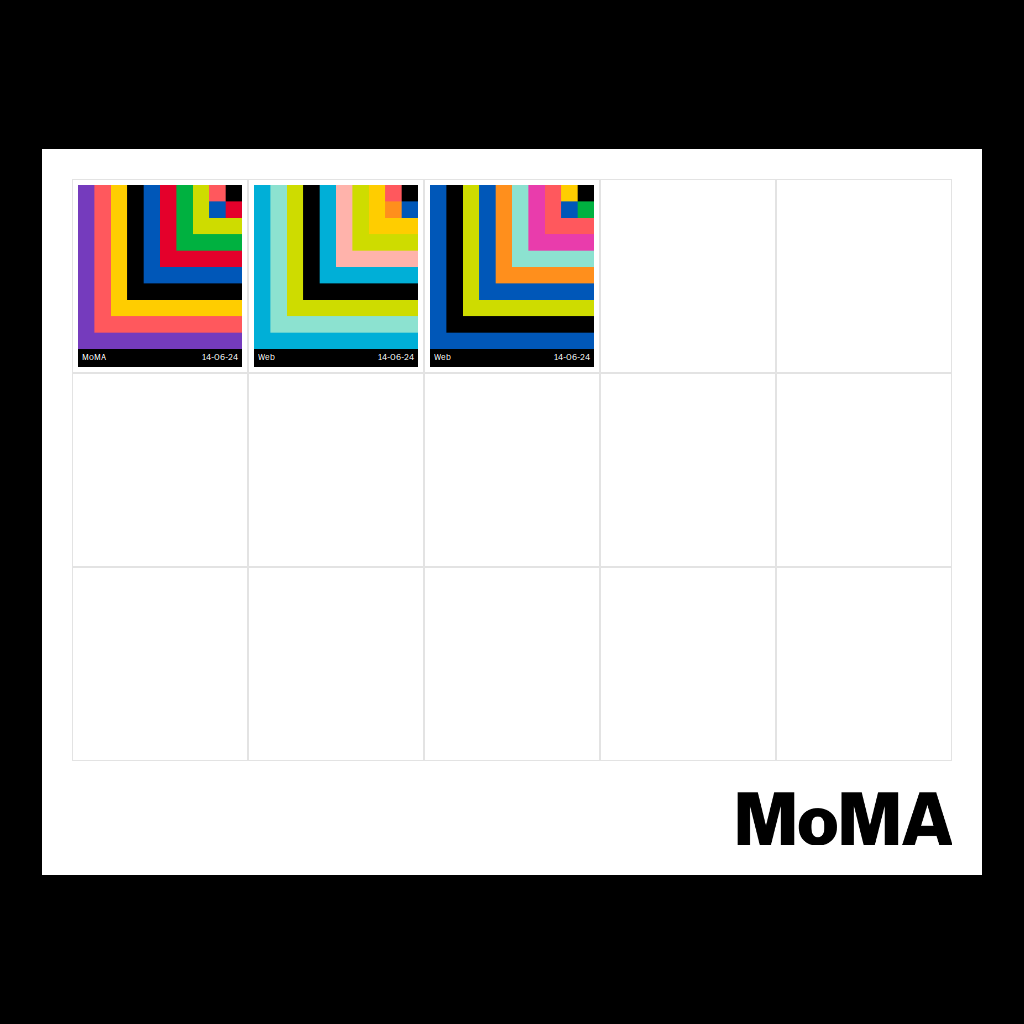 Postcard Hotpink-Quadmesh-Suprematism
