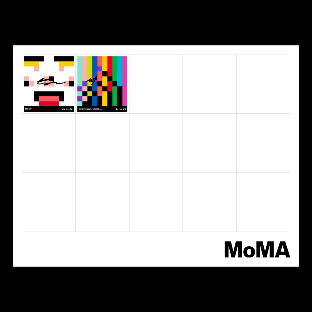 Postcard Smoke-Pixel-Glass