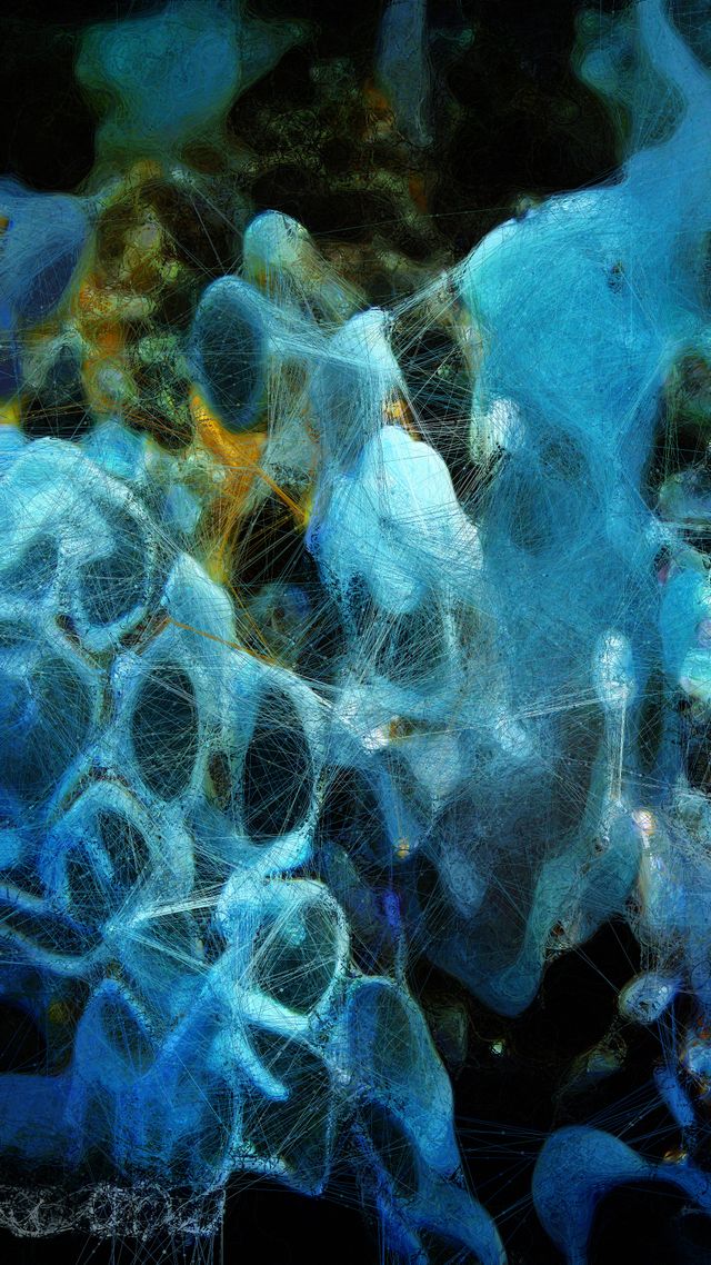 Machine Hallucinations - Coral - Generative AI Data Painting B thumbnail