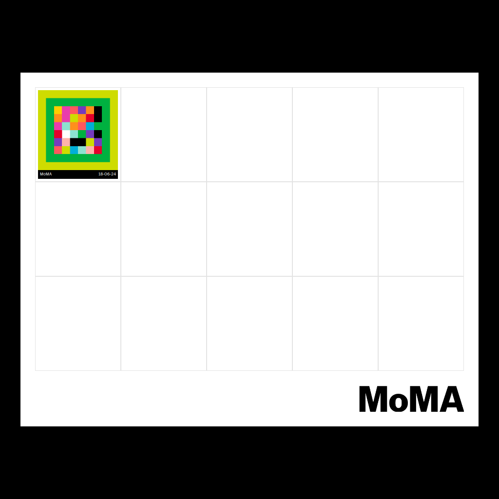 Postcard Yellow-Hashmap-Pictograph