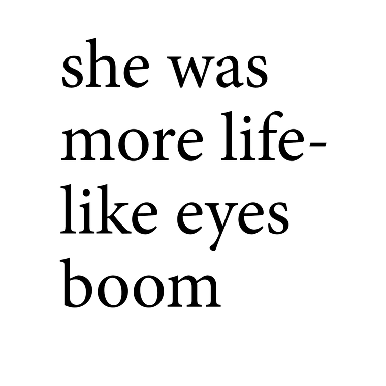 she was more lifelike eyes boom thumbnail