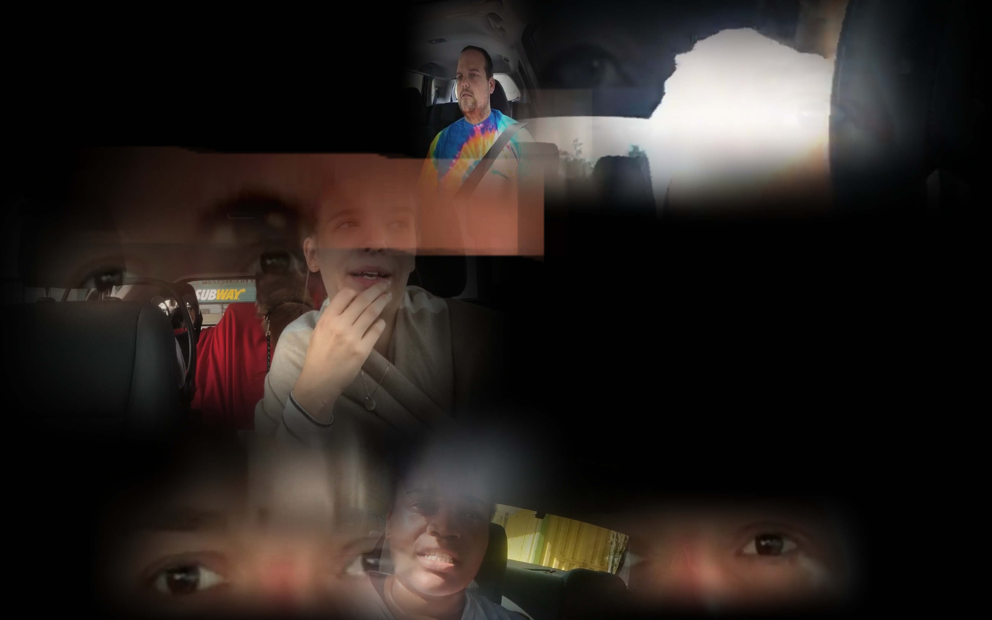 Seatbelts: YouTubers Vlogging in Their Cars, Generated by Robot by Amy Alexander