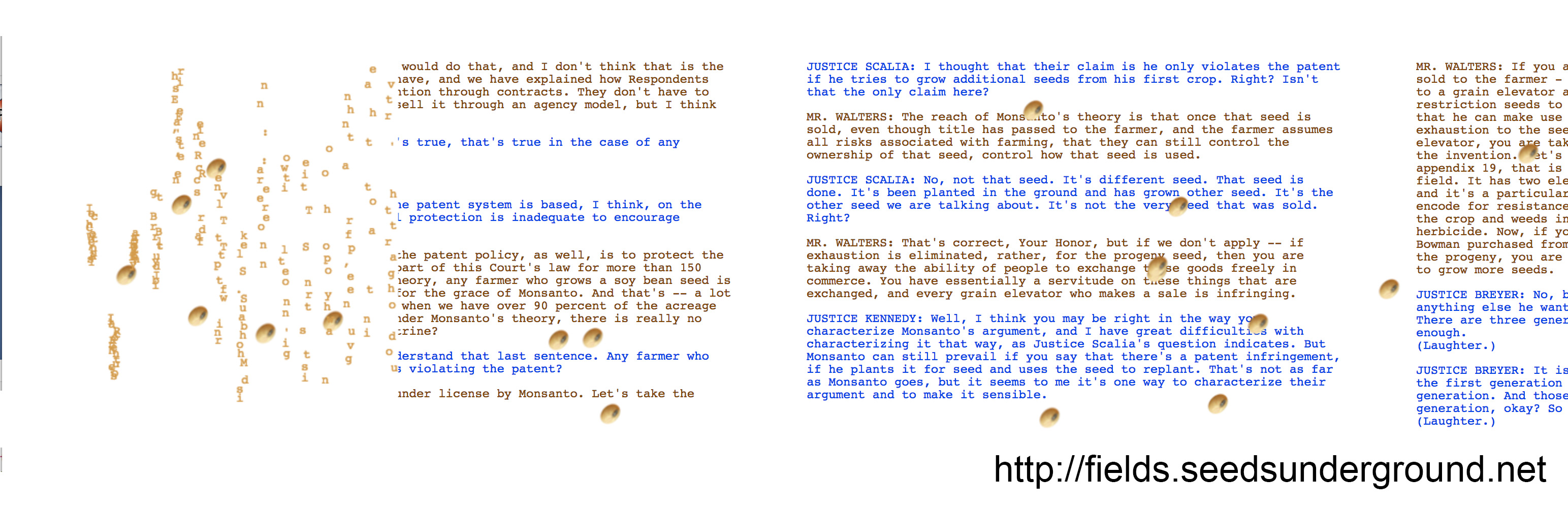 http://fields.seedsunderground.net by Shu Lea Cheang