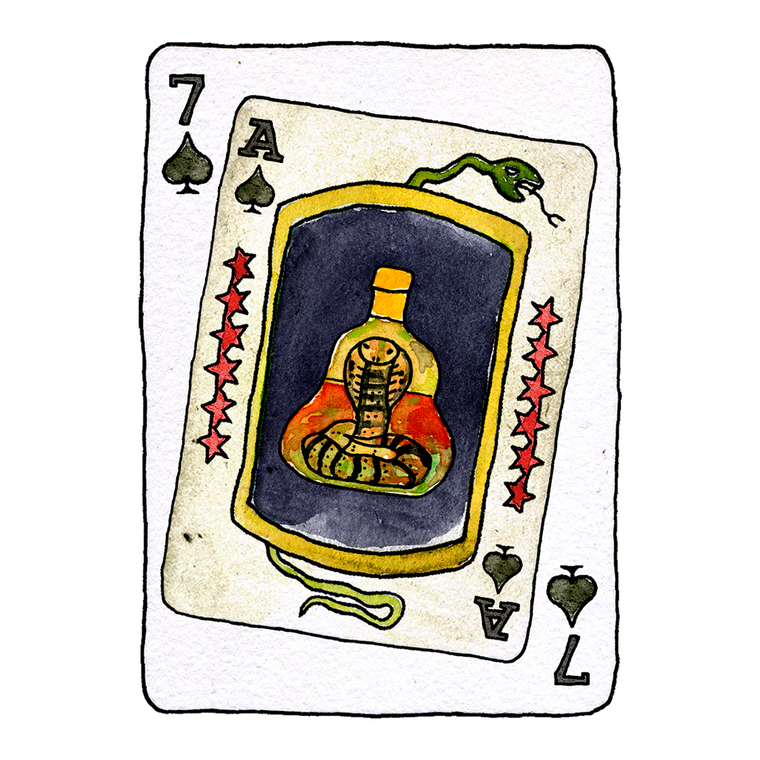 Vietnam Romance Snakewine Seven of Spades thumbnail