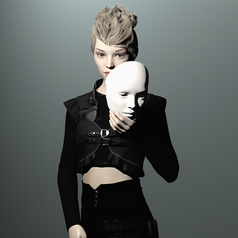 Self-Portrait with Mask thumbnail