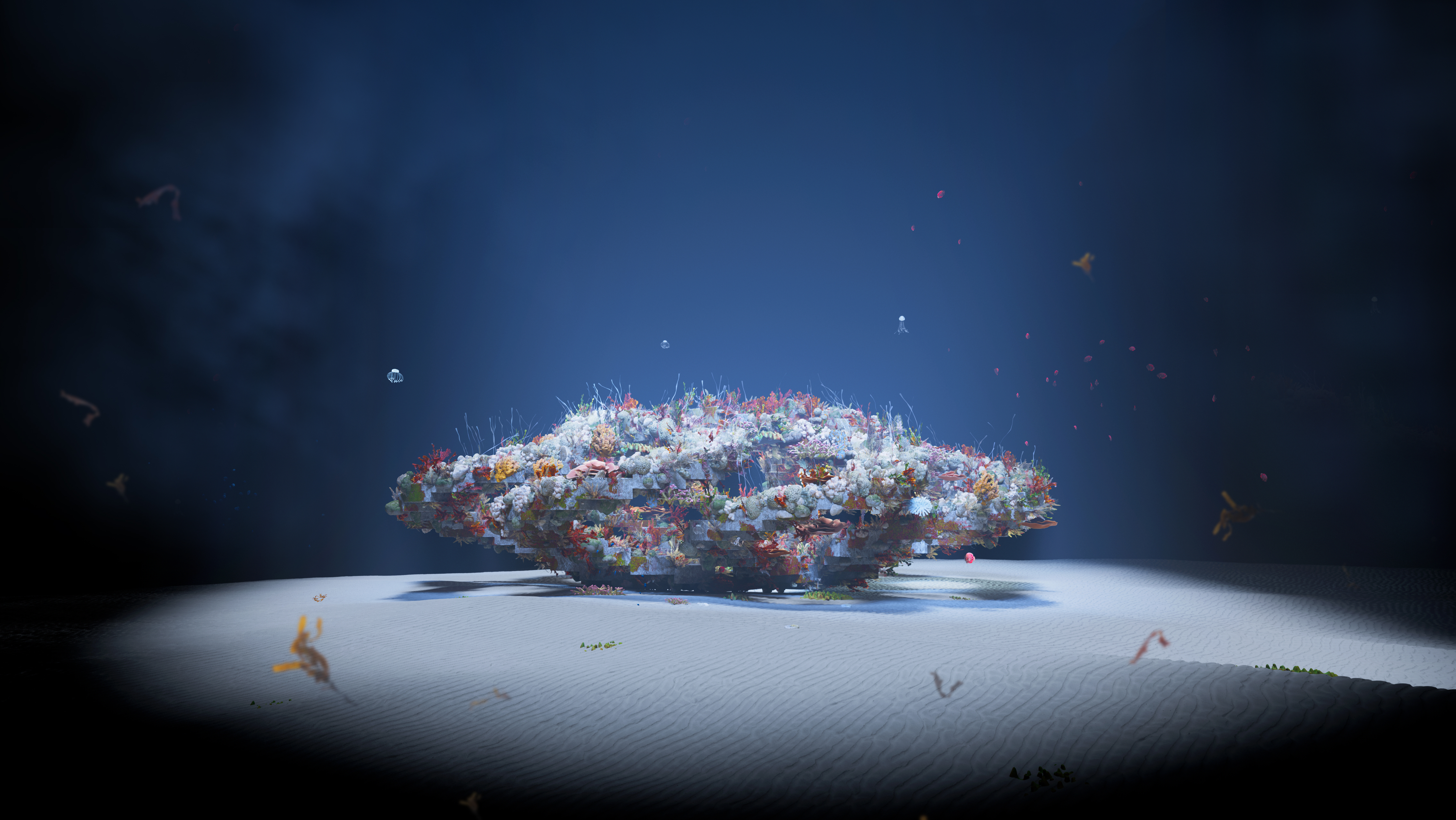 Coral Arena / 2031 by OMA/Shohei Shigematsu, Charlotte Taylor & Nicholas Préaud
