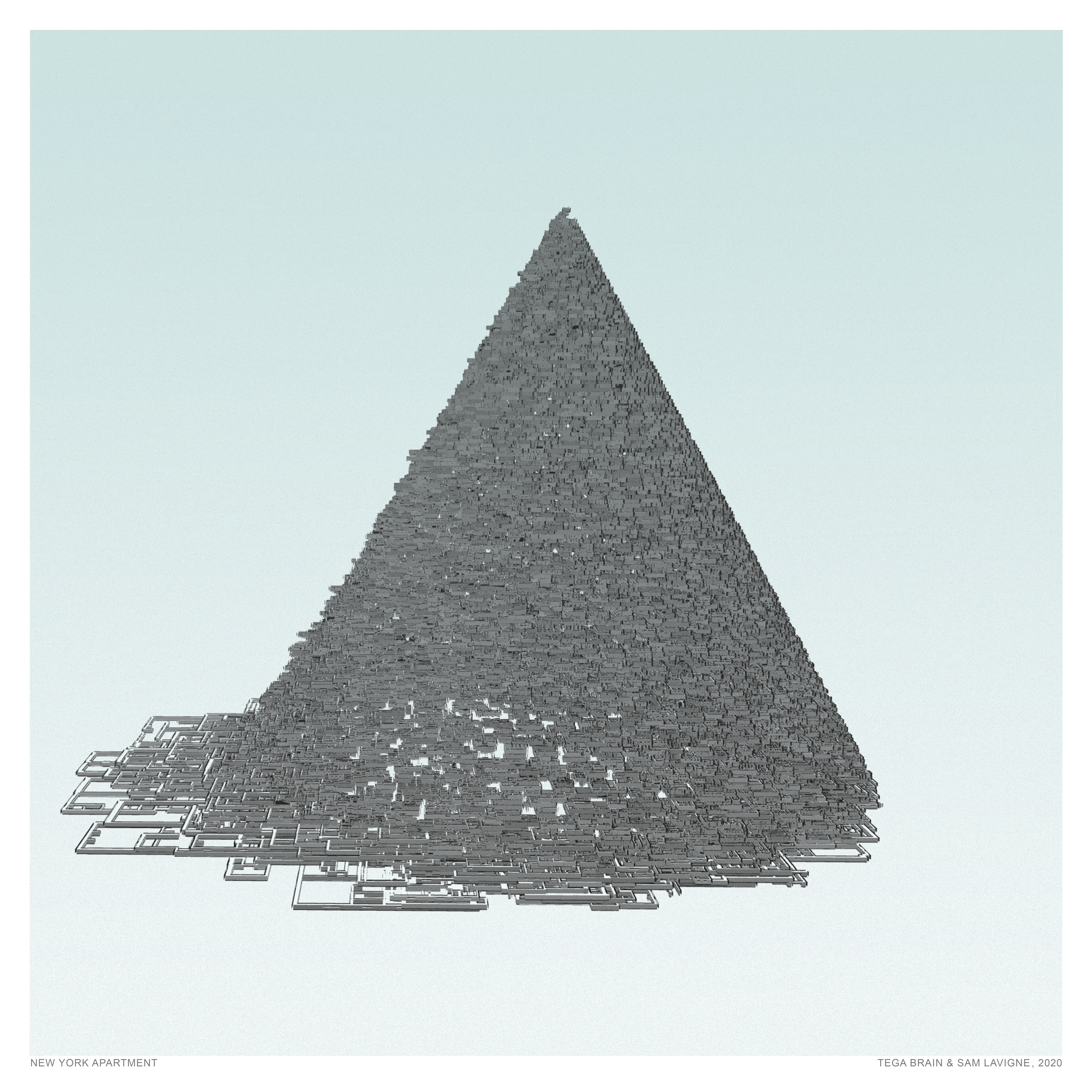 New York Apartment (print) by Tega Brain